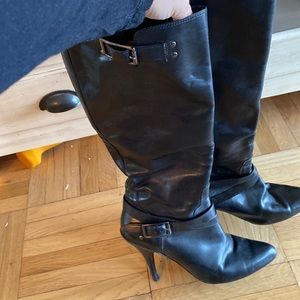 Black Cole Haan Nike Air boots